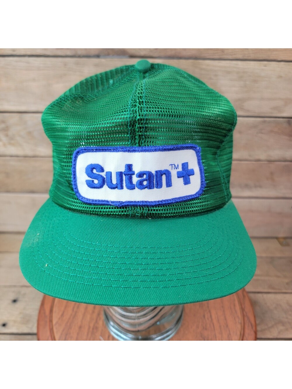 Sutan+ Herbicide Vintage Mesh Trucker Hat Green Farm Agriculture Snapback